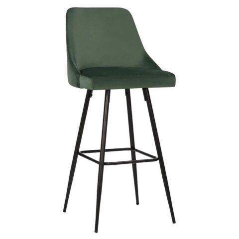 Barkrukje.nl Chicago NYT Barkruk Groen 78 cm Stoelen Groen Fluweel