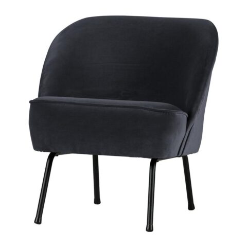 BePureHome Vogue Fauteuil Stoelen Blauw Polyester