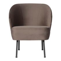 BePureHome Vogue Fauteuil Stoelen Taupe Polyester