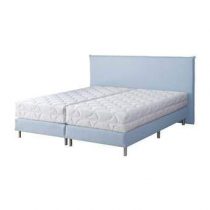 Bedmen City Boxspring 160 x 200 cm Slapen & beddengoed Blauw RVS