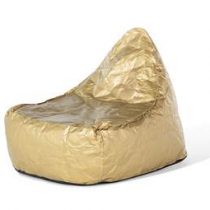 Beliani Zitzak goud - stoel - zitkussen - polyester - lounge - DROP Stoelen Goud