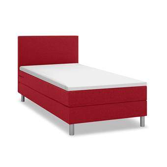 Beter Bed Ambra Vlakke Box 90 x 200 cm Rood Hout Textiel