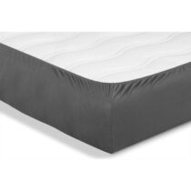 Beter Bed Select Hoeslaken Beter Bed Select Perkal - 180 x 200 cm Beddengoed Grijs Katoen