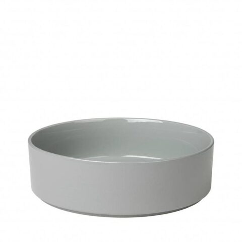 Blomus PILAR kom/schaal 27 cm Mirage Grey (hoogte 8 cm) Servies Grijs Porselein