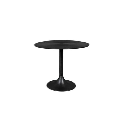 Bold Monkey Hypnotising Round eettafel zwart Tafels Zwart Aluminium