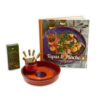 Bowls and Dishes SolO Tapas and Pincho's Giftset Servies Bruin Aardewerk