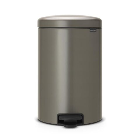 Brabantia NewIcon Pedaalemmer 20 Liter Afvalemmers Grijs Metaal