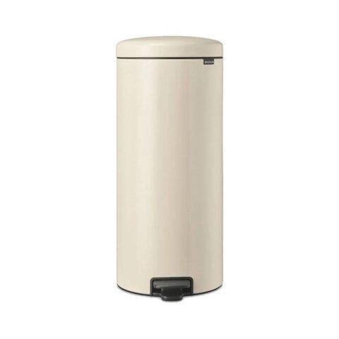 Brabantia NewIcon Pedaalemmer 30 Liter - Soft Beige Afvalemmers Beige Metaal