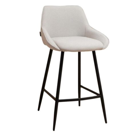 Bronx71 Scandinavische barkruk Lova gerecyclede stof grijs 68 cm Stoelen Grijs Gerecycled materiaal