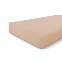 Byrklund - Hoeslaken - Jersey - 180x200 - Oud Roze Beddengoed Wit Katoen