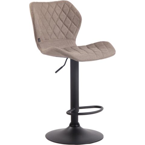 CLP Barkruk Cork Zwart frame Stof Stoelen Bruin Textiel