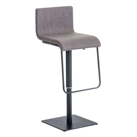 CLP Barkruk Limon Zwart Frame Stof Stoelen Zilver Textiel