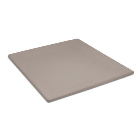 Cinderella topper hoeslaken (tot 15cm) - Katoen - 90x210cm - Taupe Beddengoed Bruin Katoen