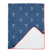 Covers & Co Anchor Deken 130 x 170 cm Baby & kinderkamer Blauw Polyester