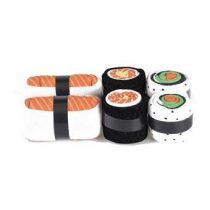 DOIY Salmon Lovers Maki Socks Set van 3 Gadgets Oranje