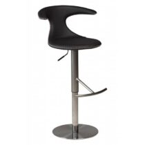 Dan-Form Flair Barstoel Zwart Stoelen Zwart Leder