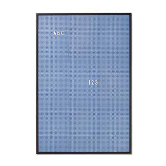 Design Letters Letterbord A2 Blauw Wanddecoratie & -planken Blauw Kunststof