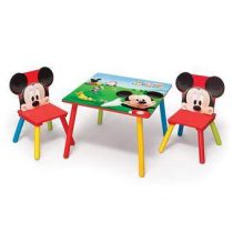 Disney Mickey Mouse Tafel met 2 Stoelen Baby & kinderkamer Multicolor MDF