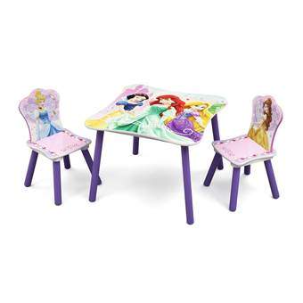 Disney Prinses Tafel met 2 Stoelen Baby & kinderkamer Multicolor MDF