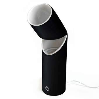 Ecotono LED Mood Lamp & Bluetooth Speaker Verlichting Zwart Keramiek