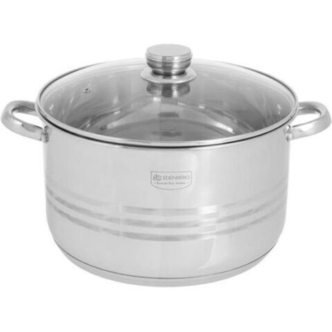 Edenberg Classic Line - Kookpan met Deksel - RVS - Ø 40 cm Pannen Zilver 18/10 edelstaal