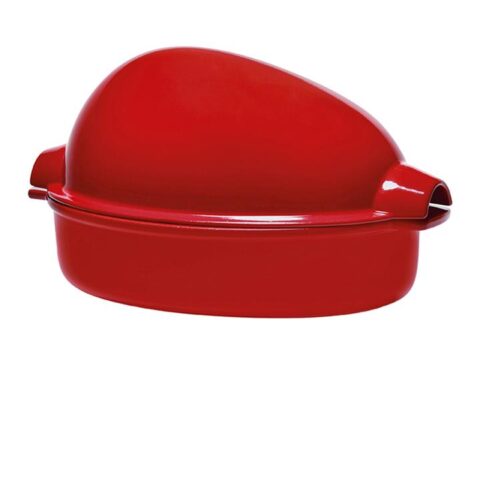 Emile Henry Chicken Baker Large E-box - 415x275mm - Grand Cru Kookgerei Rood Aardewerk