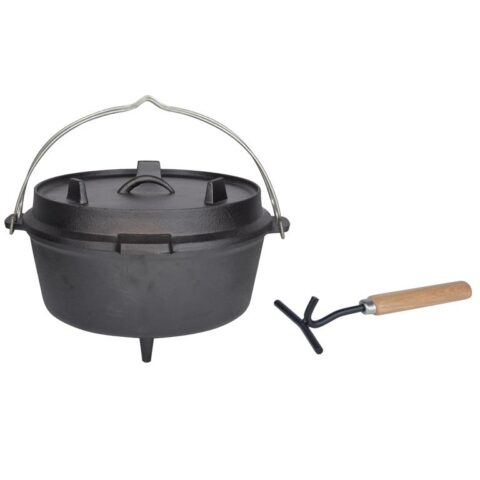 Esschert Kampvuurpot 12 Barbecue accessoires Zwart Gietijzer