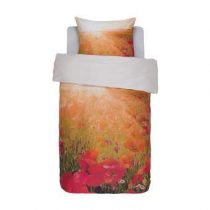 Essenza Poppy Field Dekbedovertrek 140 x 220 cm Slapen & beddengoed Rood