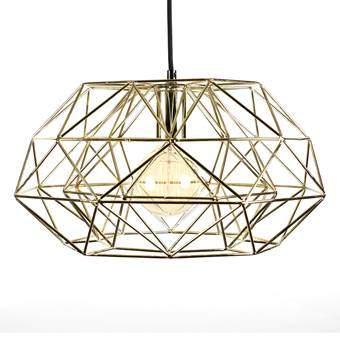 FilamentStyle Diamond #7 Hanglamp Verlichting Goud Staal