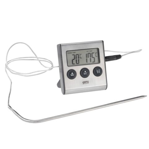 GEFU Digitale Vleesthermometer Barbecue accessoires Zilver Kunststof