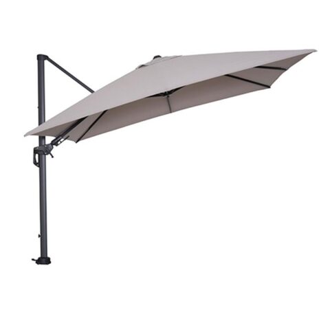 Garden Impressions Hawaii Zweefparasol 300x300 cm zand Zonwering Beige Polyester