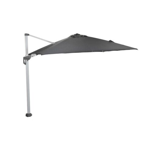 Garden Impressions Zweefparasol Hawaii Deluxe 300x300 wit - d. grijs Zonwering  Polyester