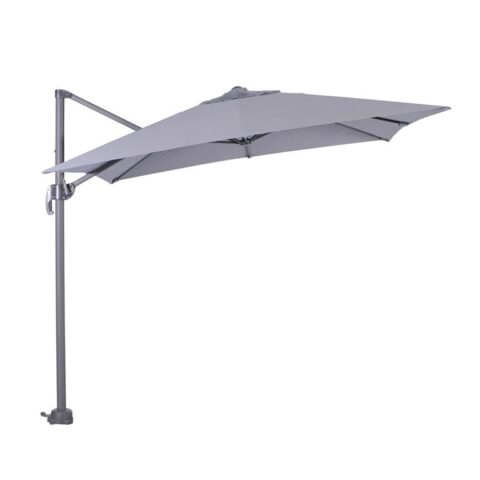 Garden Impressions Zweefparasol Hawaii S 250x250 d. grijs - l. grijs Zonwering  Polyester