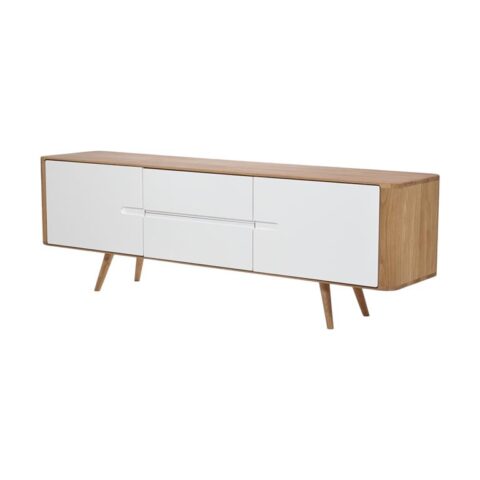 Gazzda Ena sideboard houten dressoir naturel - 180 cm Kasten Bruin Hout