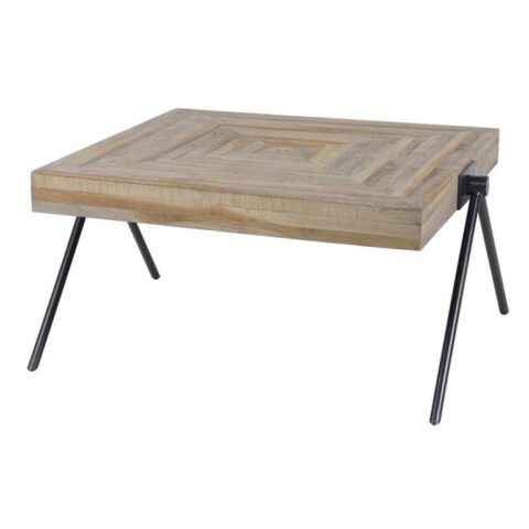 Giga Meubel Salontafel Teakhout - Vierkant - 80x80x43cm - Tafel Teca Tafels Bruin Hout