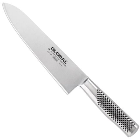 Global GF33 Koksmes - 21 cm Messen Zilver RVS