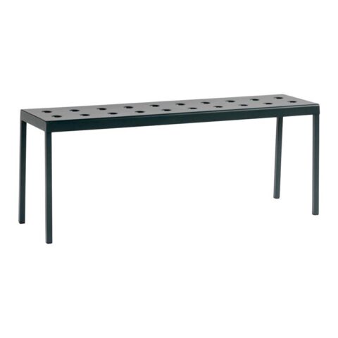 HAY Balcony Bench - Anthracite - 2-zits Tuinmeubelen Grijs