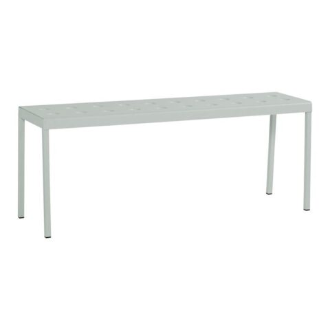 HAY Balcony Bench - Desert green - 2-zits Tuinmeubelen Groen Staal