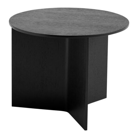 HAY Slit Salontafel Ø45 cm - Black Tafels Zwart Hout