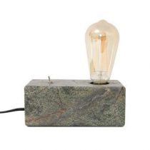 HKliving Forest Marble Brick Tafellamp Verlichting Grijs Marmer