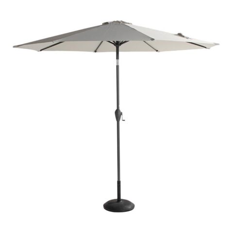 Hartman Sunline Parasol Ø 270 cm Zonwering Grijs Aluminium