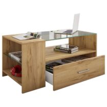 Hioshop Tindala salontafel met glazen blad