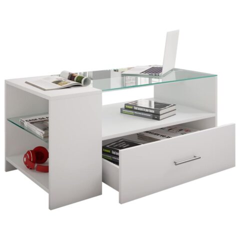 Hioshop Tindala salontafel met glazen blad