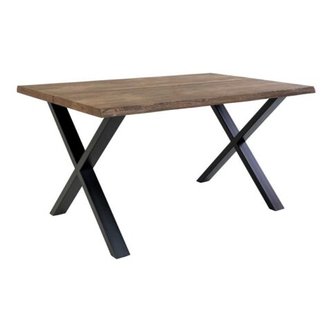 Hioshop Tony eetkamertafel gerookte eik geolied. Tafels Geel Hout