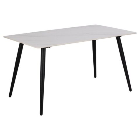 Hioshop Wicklow eetkamertafel wit. Tafels Wit MDF