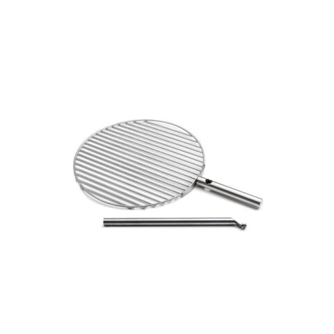 Höfats Triple Grillrooster Ø 45 cm Terrasverwarming Zilver RVS