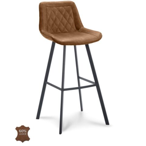 Houselabel Jackson barkruk zithoogte 80cm (set van 2) Stoelen  Kunstleer