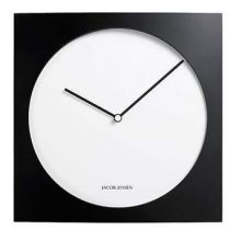Jacob Jensen 320 Wandklok 35 x 35 cm Klokken Zwart Aluminium