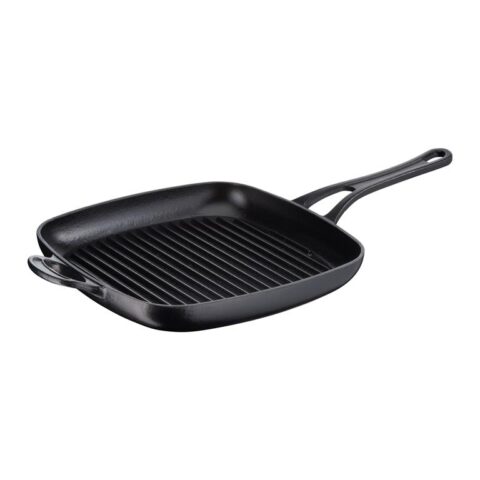 Jamie Oliver by Tefal Cast Iron Grillpan Ø 25 cm Pannen Zwart Gietijzer