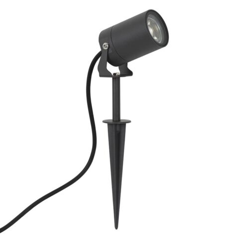 KS Verlichting Stark Tuinspot Spieslamp Buitenverlichting Grijs Aluminium